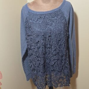 Maurices Dark Gray Knit Top